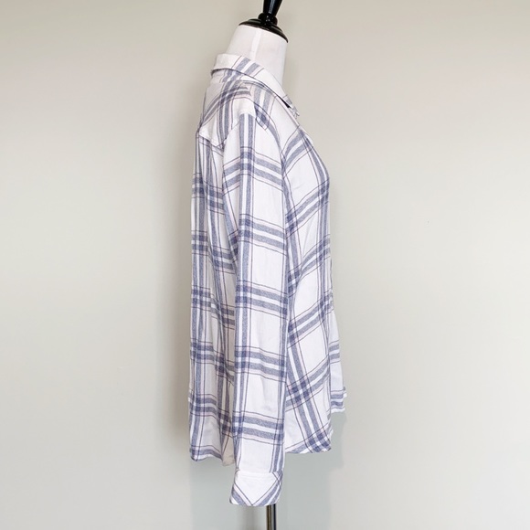 Rails Hunter Check Flannel Shirt in Blush Patriot - Picture 4 of 8